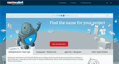Desktop Screenshot of namerobot.com